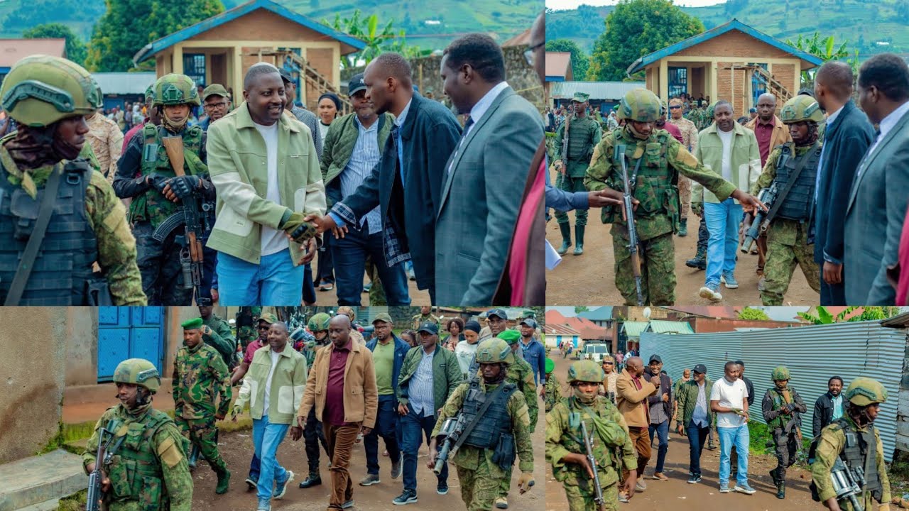 AFC/M23BUNAGANA/RUTSHURU : LE GOUVERNEURBAHATI MUSANGA ERASTO EN ÉCHANGEAVEC LA POPULATION 