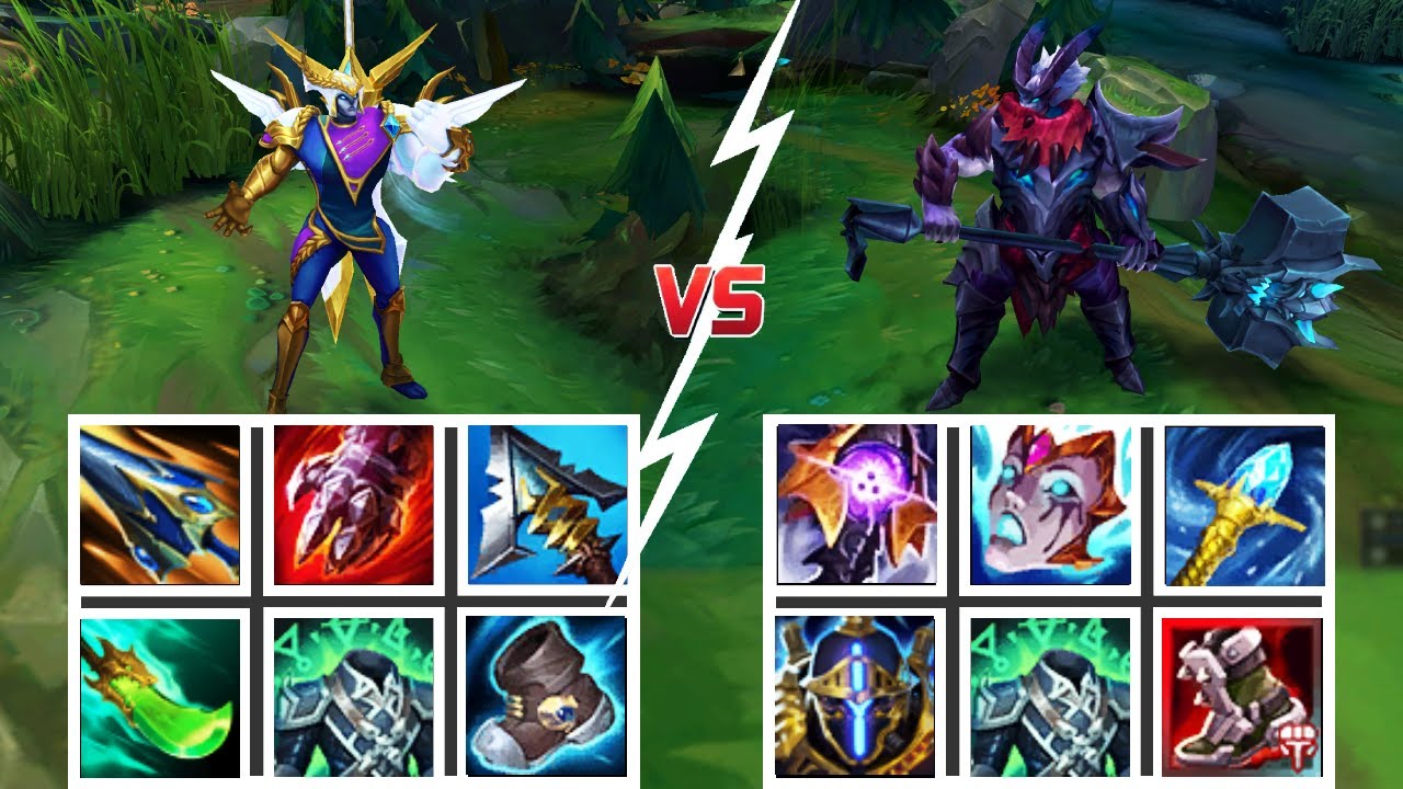 AATROX vs MORDEKAISER FULL BUILD FIGHT