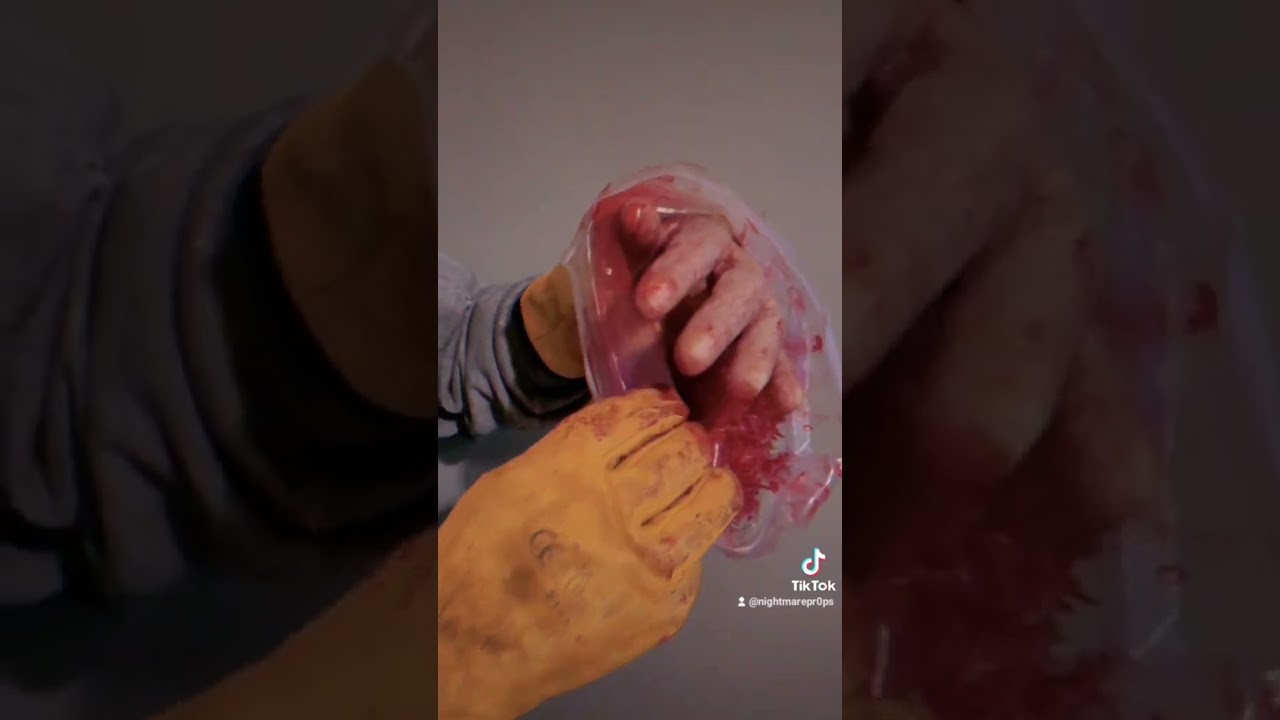 severed zombie arm puppet. 