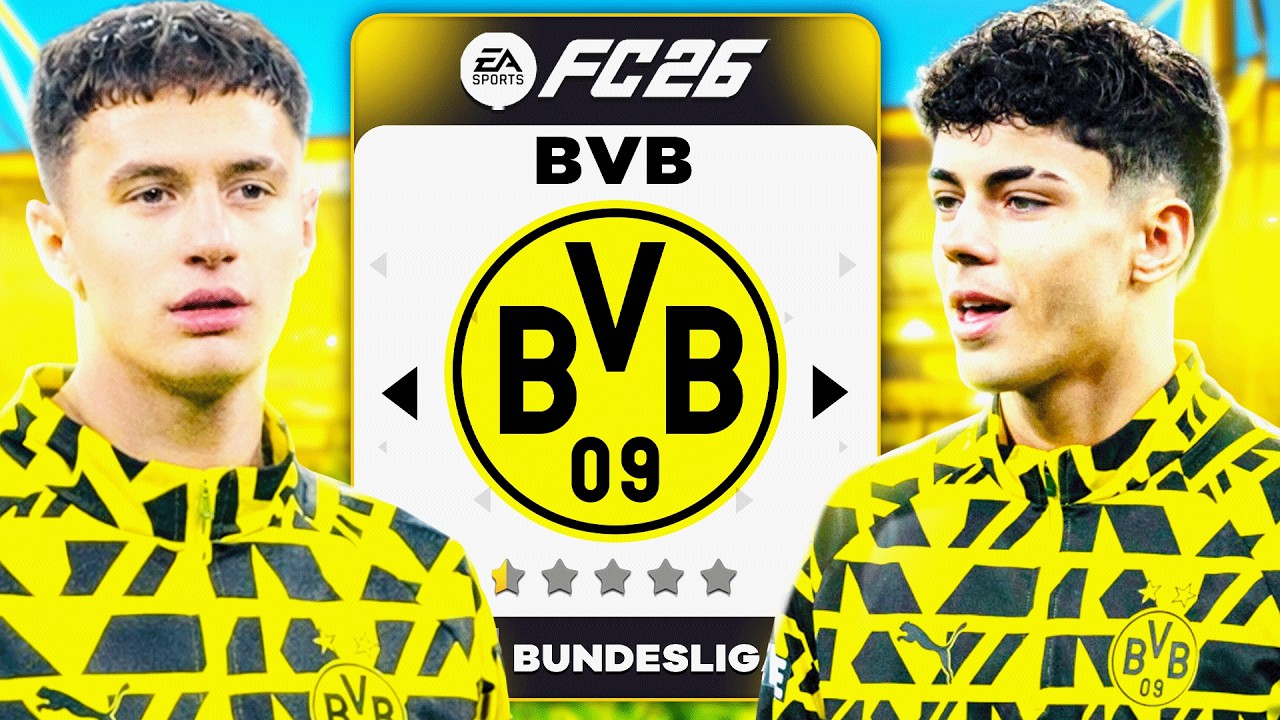 NUOVI FENOMENI ITALIANI!! RICOSTRUISCO IL BORUSSIA DORTMUND USANDO SOLO CALCIATORI ITALIANI!!