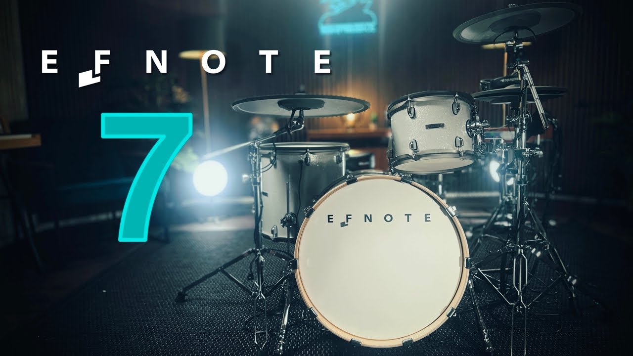 Efnote 7 electronic drums first playing at Spytunes Recording Studio