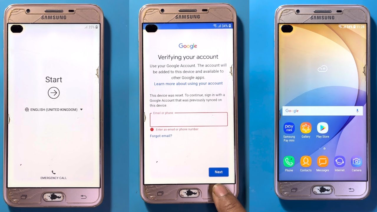 Samsung J7 Prime Frp Bypass | Without Pc | Google Account Lock Unlock - New Update 2025