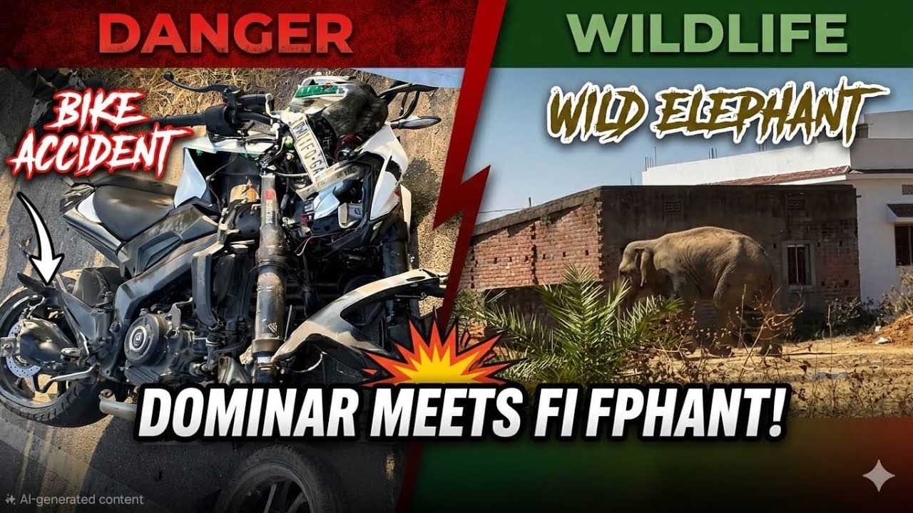 Khunti me Hathi Ka Atank😱💥Aur Domi me Accident💥//#vlogs #car #lifestyle #minivlog