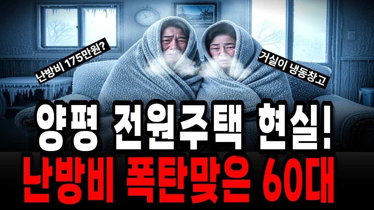 기름값 무서워서 패딩 입고 잡니다..8억들여지은 양평 전원주택이 60대 부부의 감옥이 된 이유ㅣ노후사연ㅣ오디오북