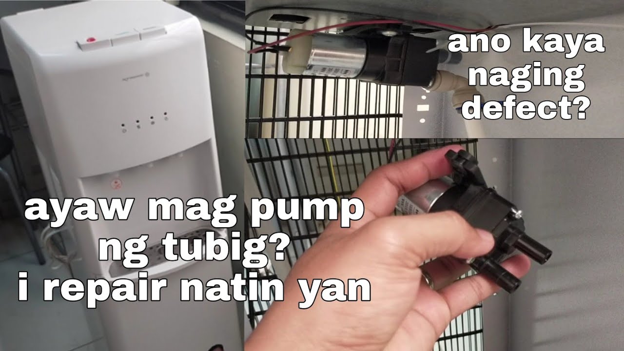 Paano gawin ang ayaw mag pump na water dispenser