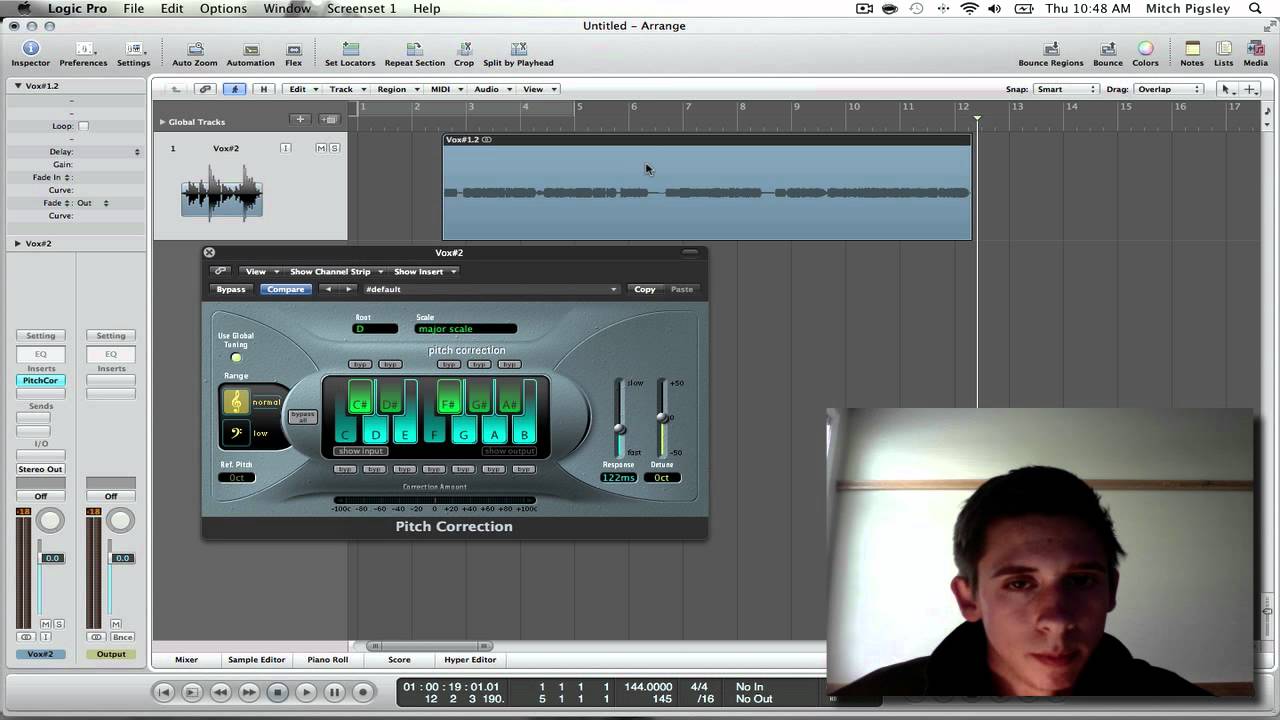 Logic Pro 9 Tutorial - Built in Auto-Tune