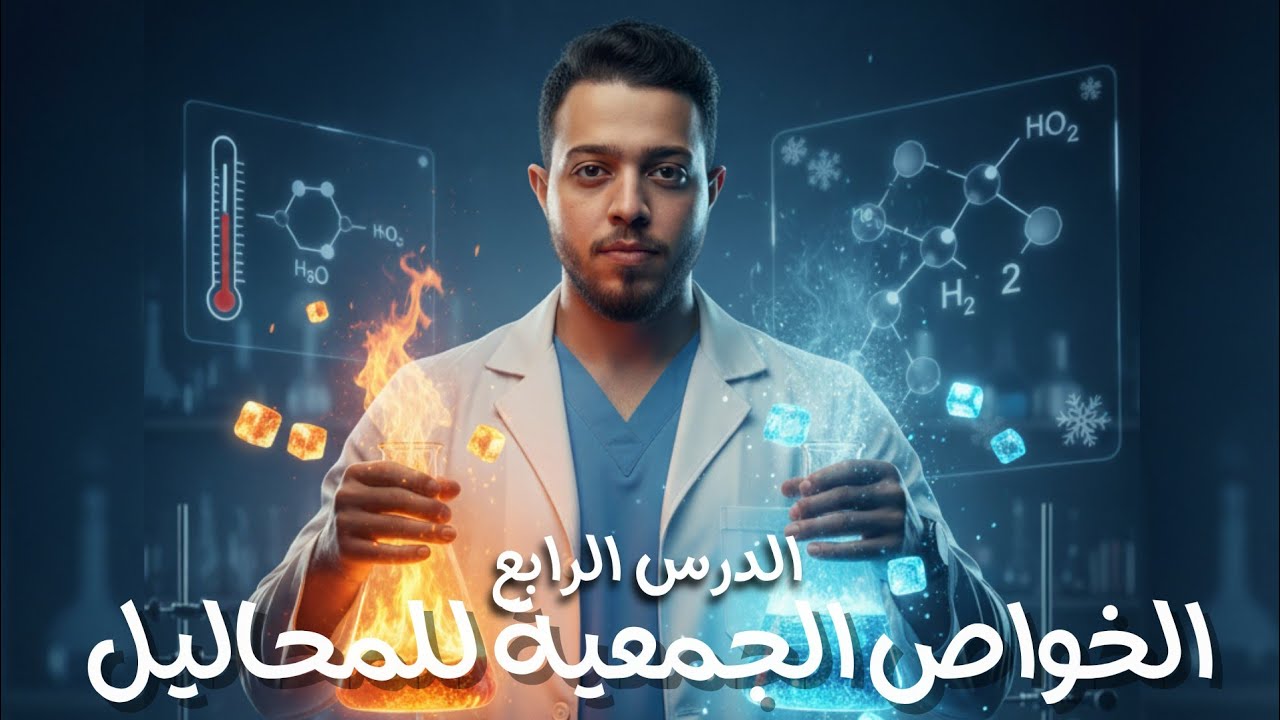 شرح درس الخواص الجمعية للمحاليل | علوم متكاملة | أولى ثانوي 2026 - دفعة البكالوريا - مستر سيد هيكل