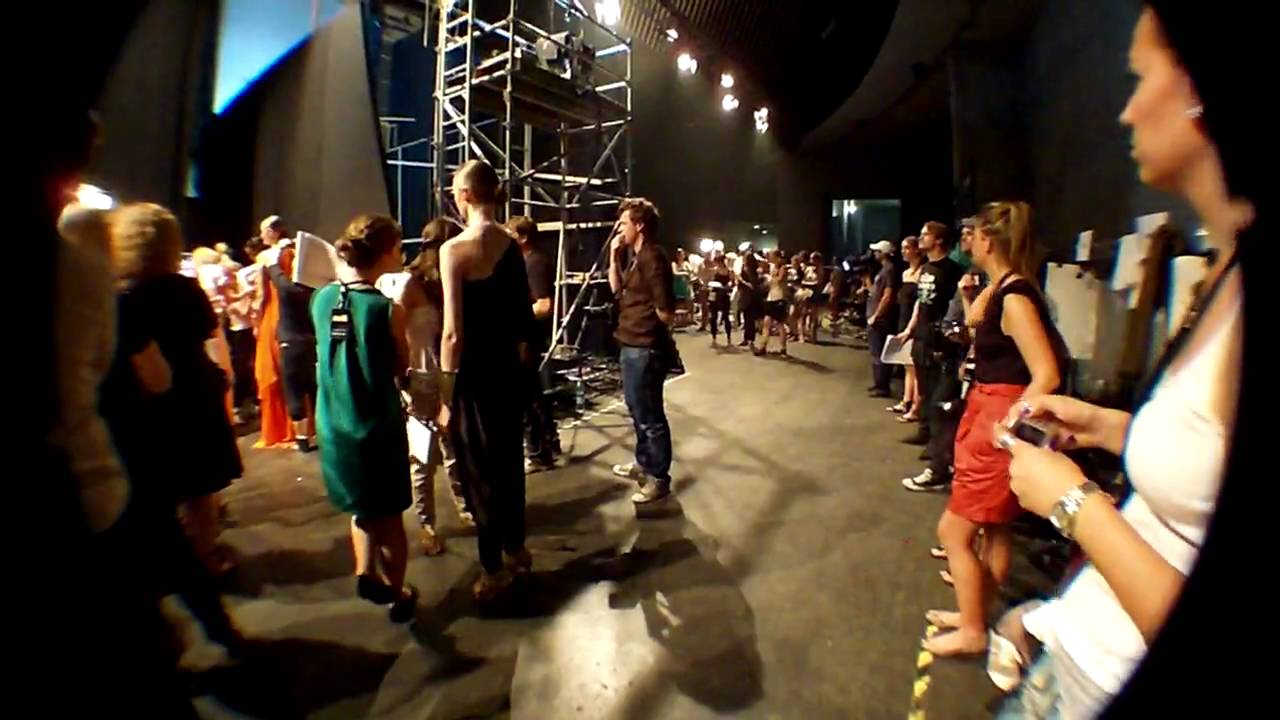 backstage at michalsky stylenite in tempodrome berlin