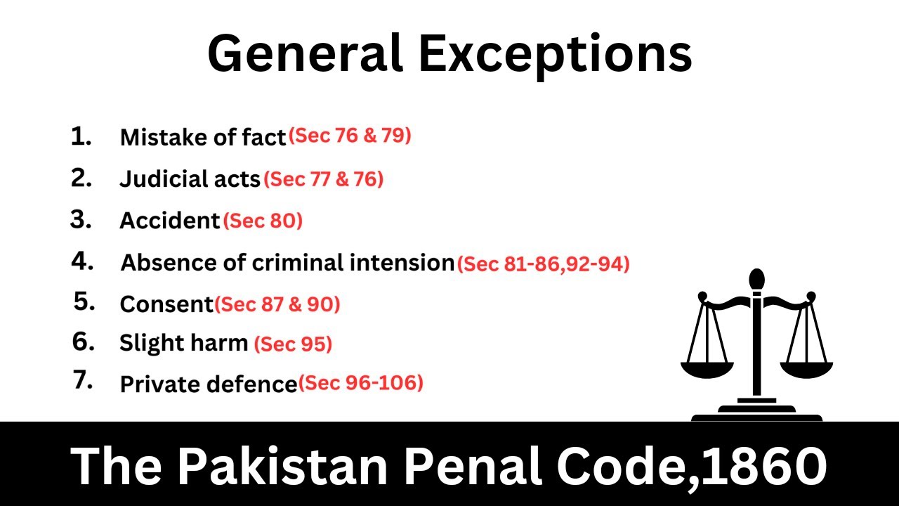 law gat ppc|general exceptions in ppc|section 76 to 95 ppc|law gat 2024