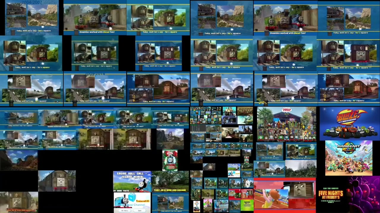Thomas and Friends Roll Call At The Same Time Mashup Song