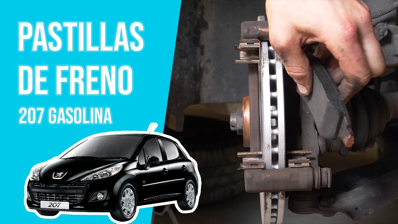 Cómo cambiar las pastillas de freno delanteras PEUGEOT 207 1.4i 16V🚗