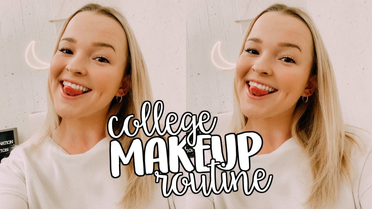 everyday college makeup routine (easy)
