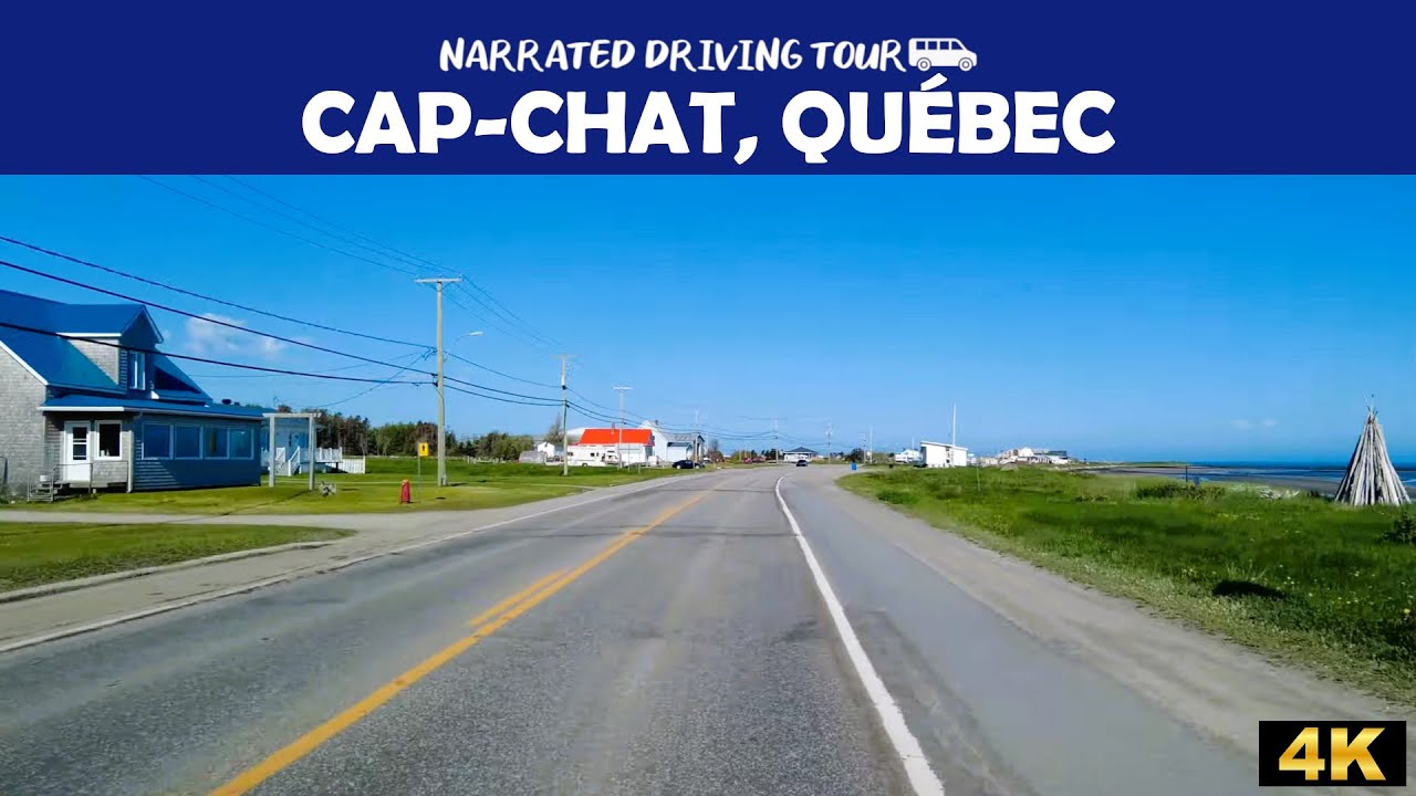 🚗 Cap-Chat, Québec 🌊 4K Drive
