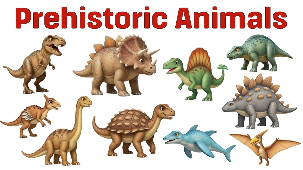 Top 10 Prehistoric Animals 🦕 | Amazing Dinosaurs & Ancient Creatures #prehistoricanimals #dinosaurs