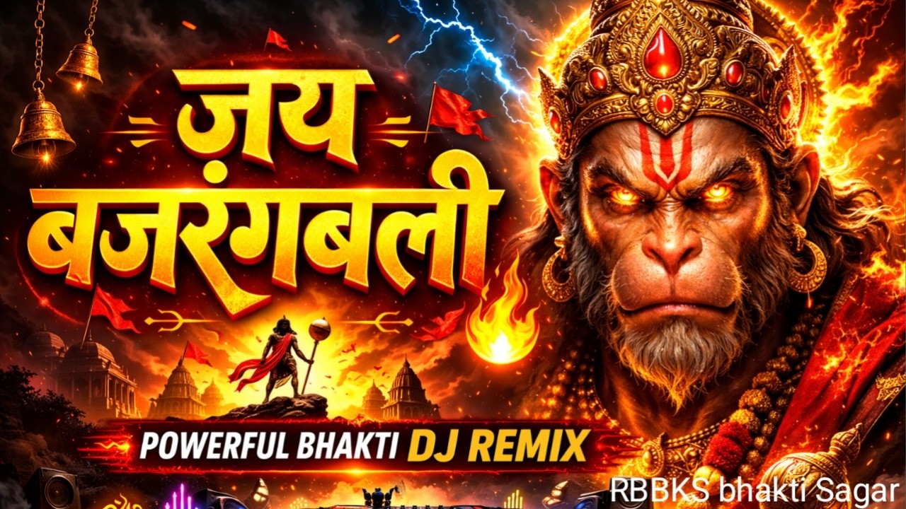 Hanuman Chalisa DJ Version 2026 🔥 Bajrangbali Bhakti Song | RBBKS Bhakti Sagar