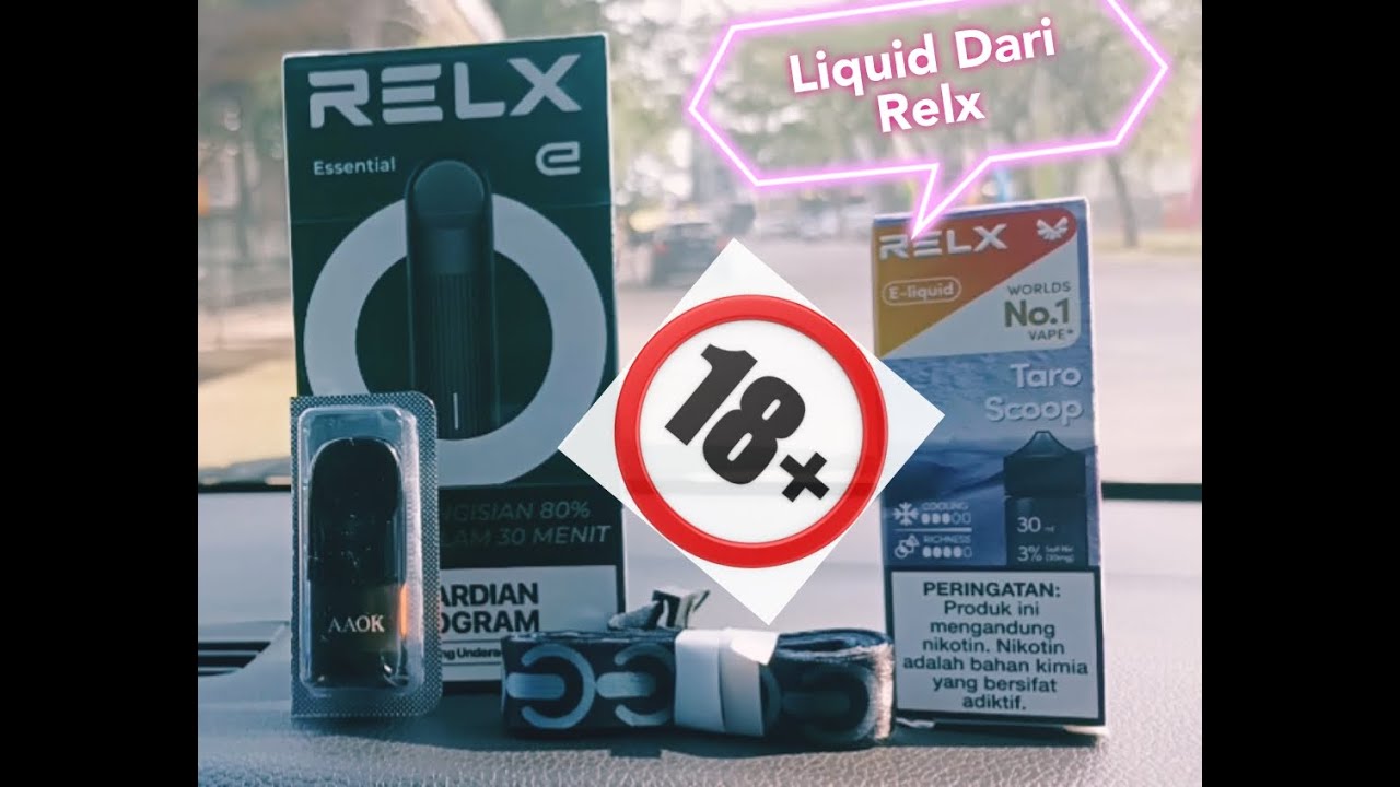 Unboxing & Review RELX ELIQUID Baru Rasa TARO SCOOP, Catridge Relx Tiruan Bisa di Refill