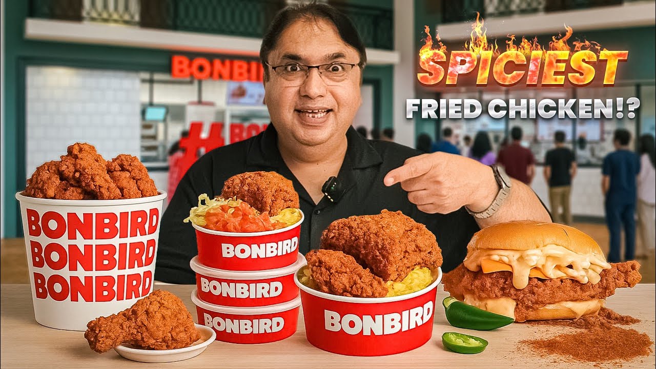 BonBird Spicy Chicken Challenge! 🌶️ Pakistan’s Hottest Burgers & Wings Taste Test