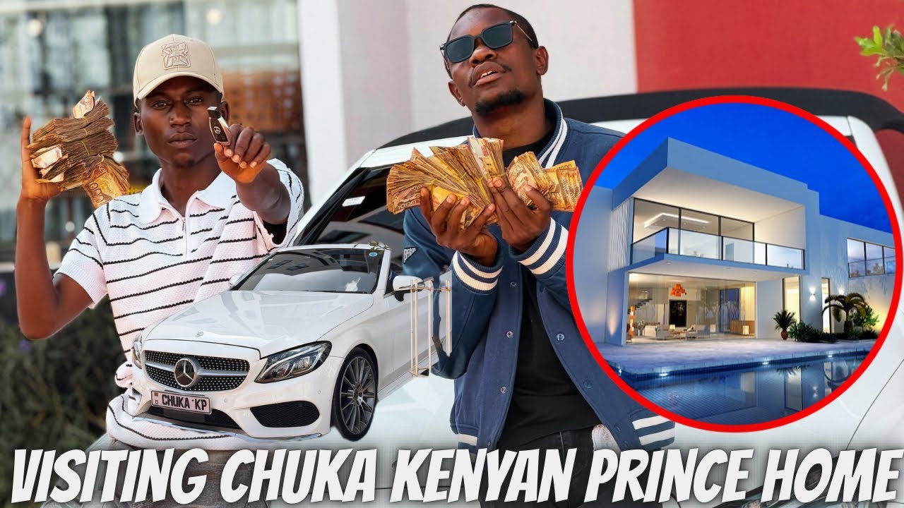 Visiting Billionaire CHUKA KENYAN PRINCE At His 2 Bed Room Apartment | Flashes Sh.1.4 Million 