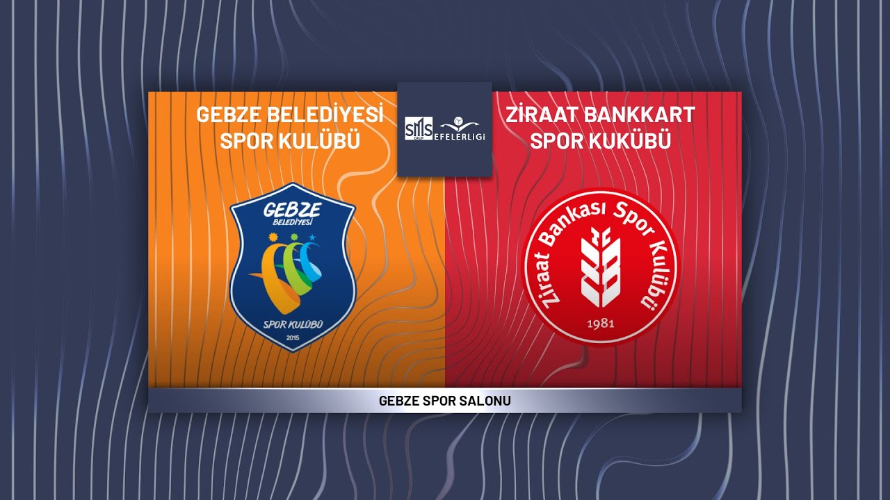 GEBZE BLD. - ZİRAAT BANKKART SMS Grup Efeler Ligi