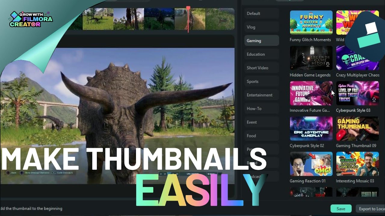 How to Quickly Make Thumbnails in Filmora 14 (Save Time & Skip Photo Editors!)