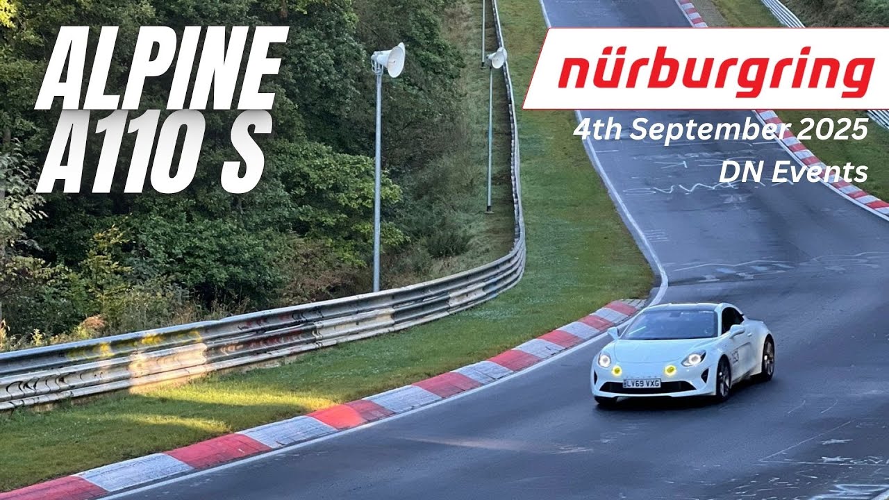 Alpine A110 S at the Nurburgring Nordschleife - September 2025 DN Events