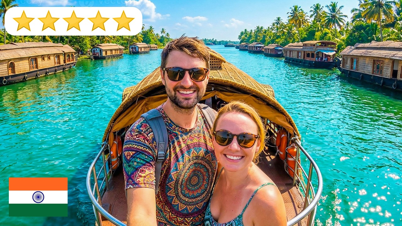 24 hours on a Luxury House Boat | Alleppey India 🇮🇳