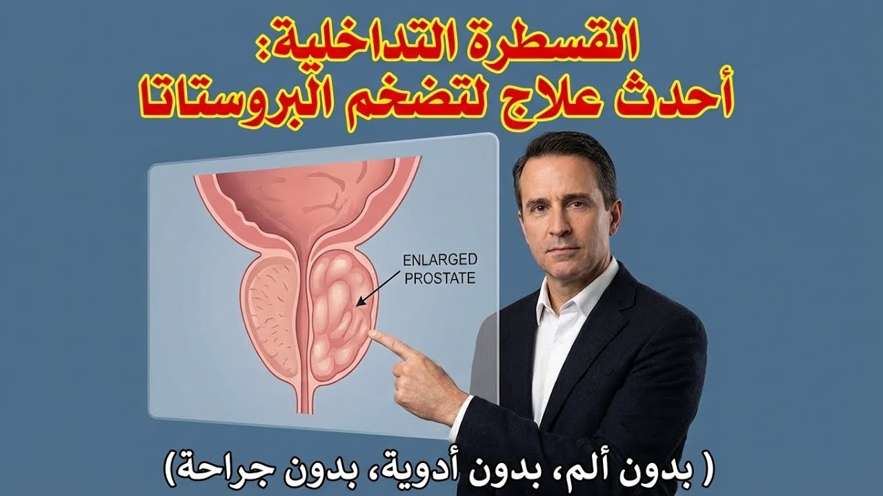 تضخم البروستاتا: العلاج بدون جراحة أو أدوية ممكن؟