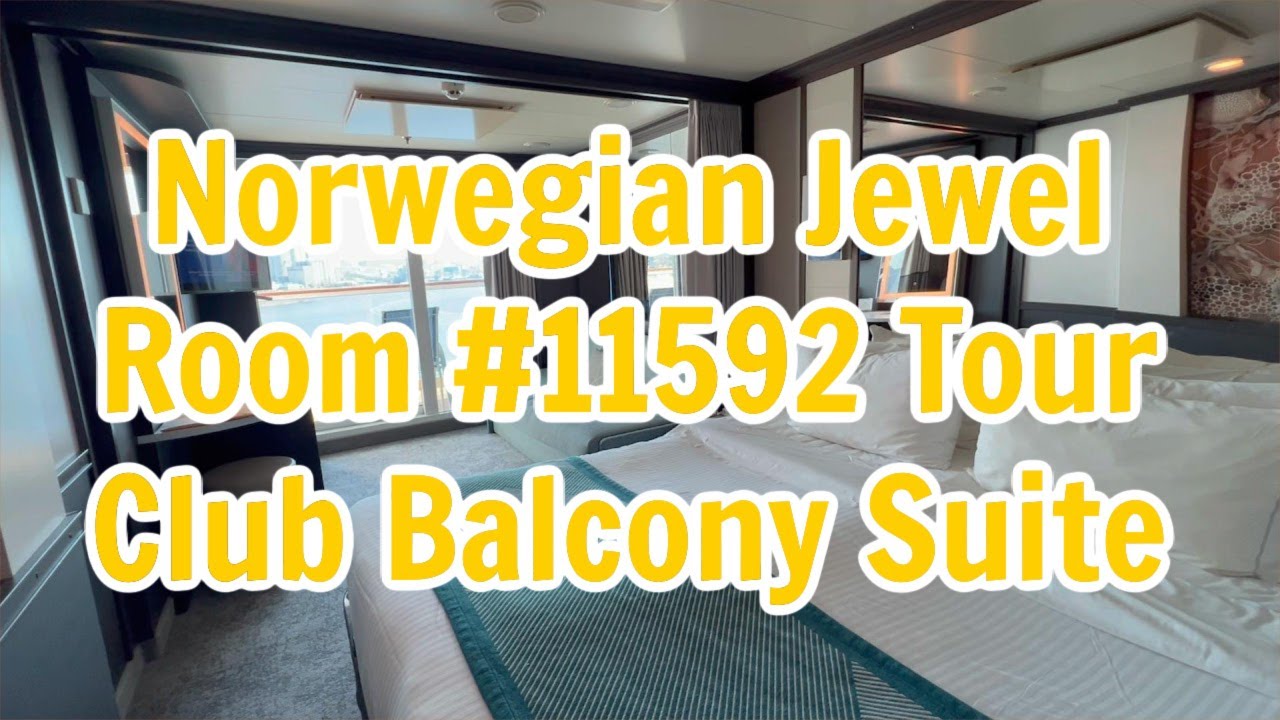 Room Tour: Norwegian Jewel Stateroom #11592 Club Balcony Suite