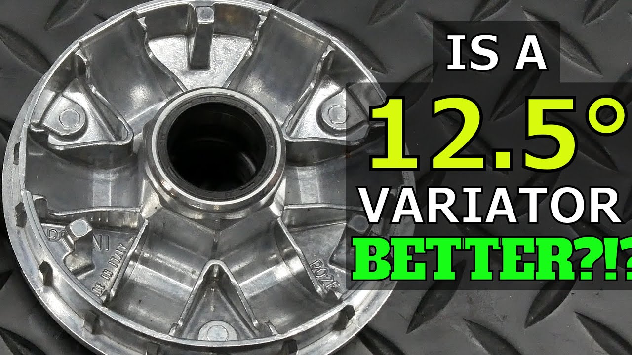 Is A 12.5° Variator Better For Acceleration? : CVT Upgrades : RC1 : Part 14 : RC-One