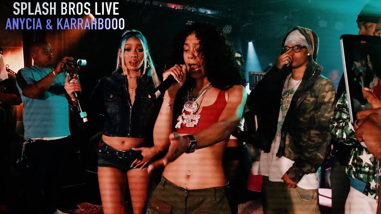 Anycia & Karrahbooo Perform Splash Bros Live