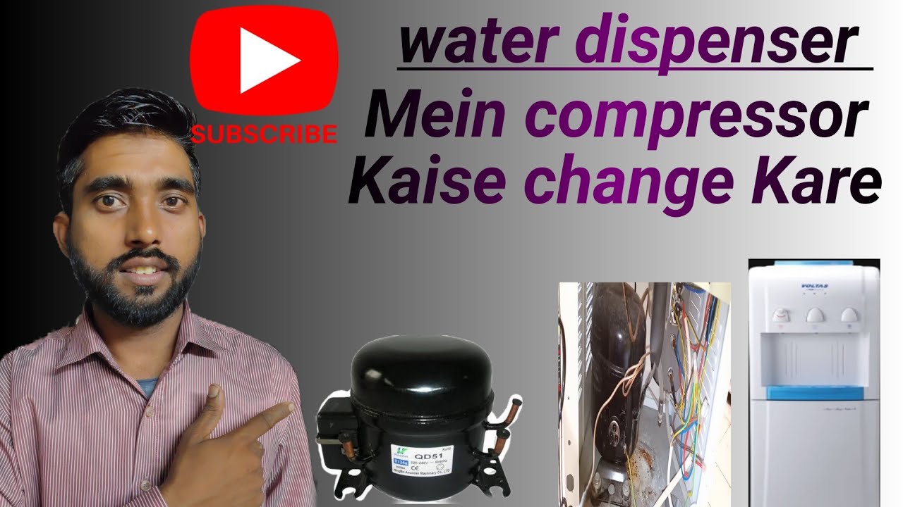Voltas water dispenser mein compressor kaise change Karen  #youtubeshortsfeed #electrical #youtube