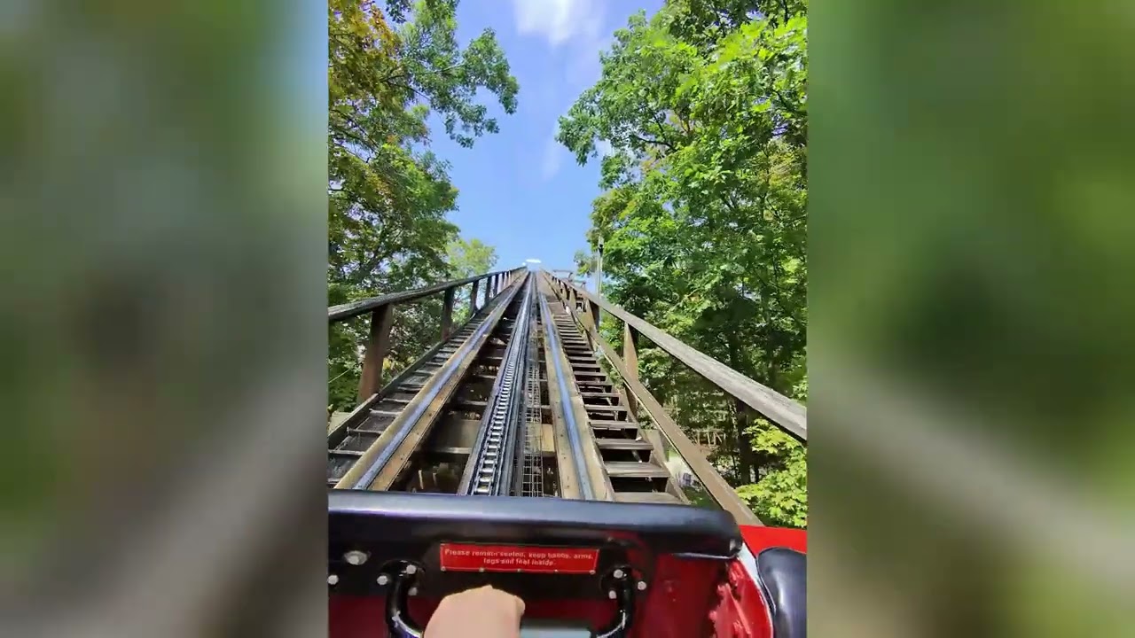 🎢 POV: The Beast at Kings Island – Shot on Oakley Meta Glasses