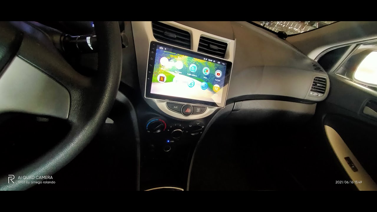 Hyundai Accent 2018 Installed AVN Android Head unit. by amego rolando