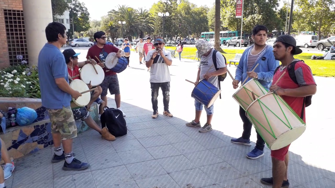 Chiskero y tamboreros de los Shacshas Santiago de Chile 🎶