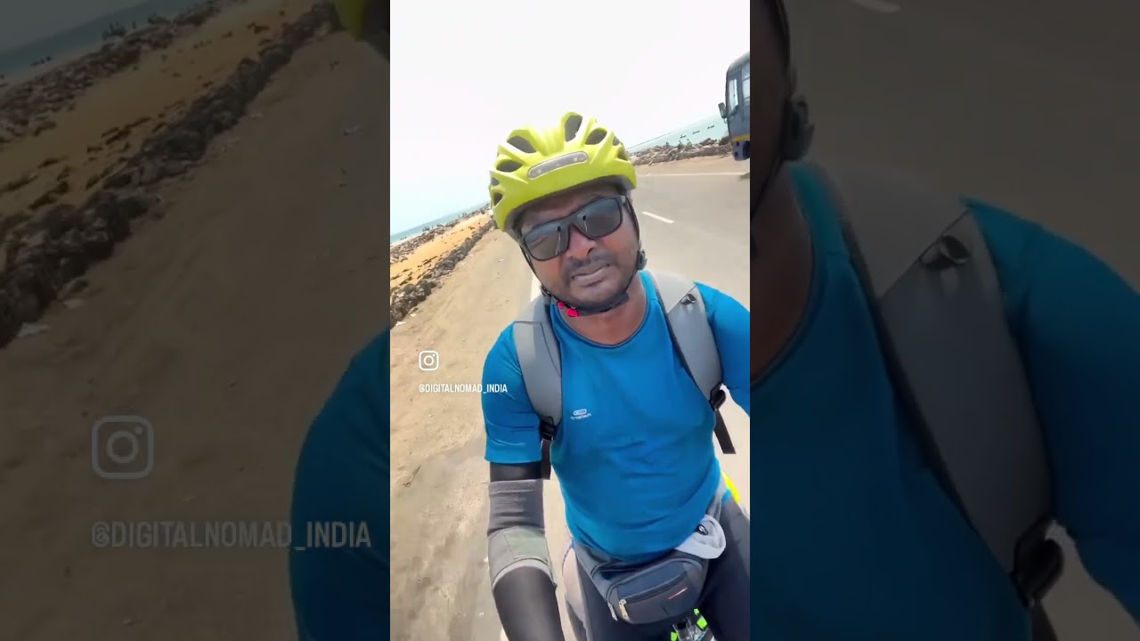 15000Km all India solo cycle ride against child abusing - Rameshwaram