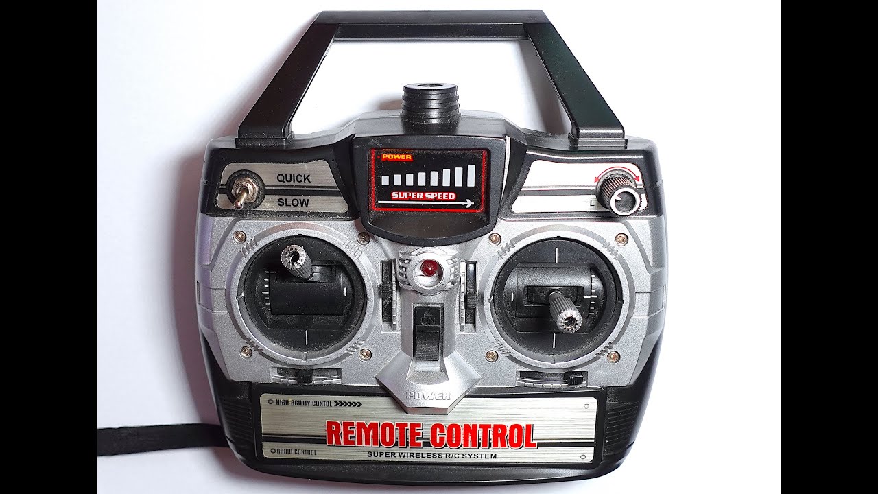 Transmitter Channels and Controls RC disassembly