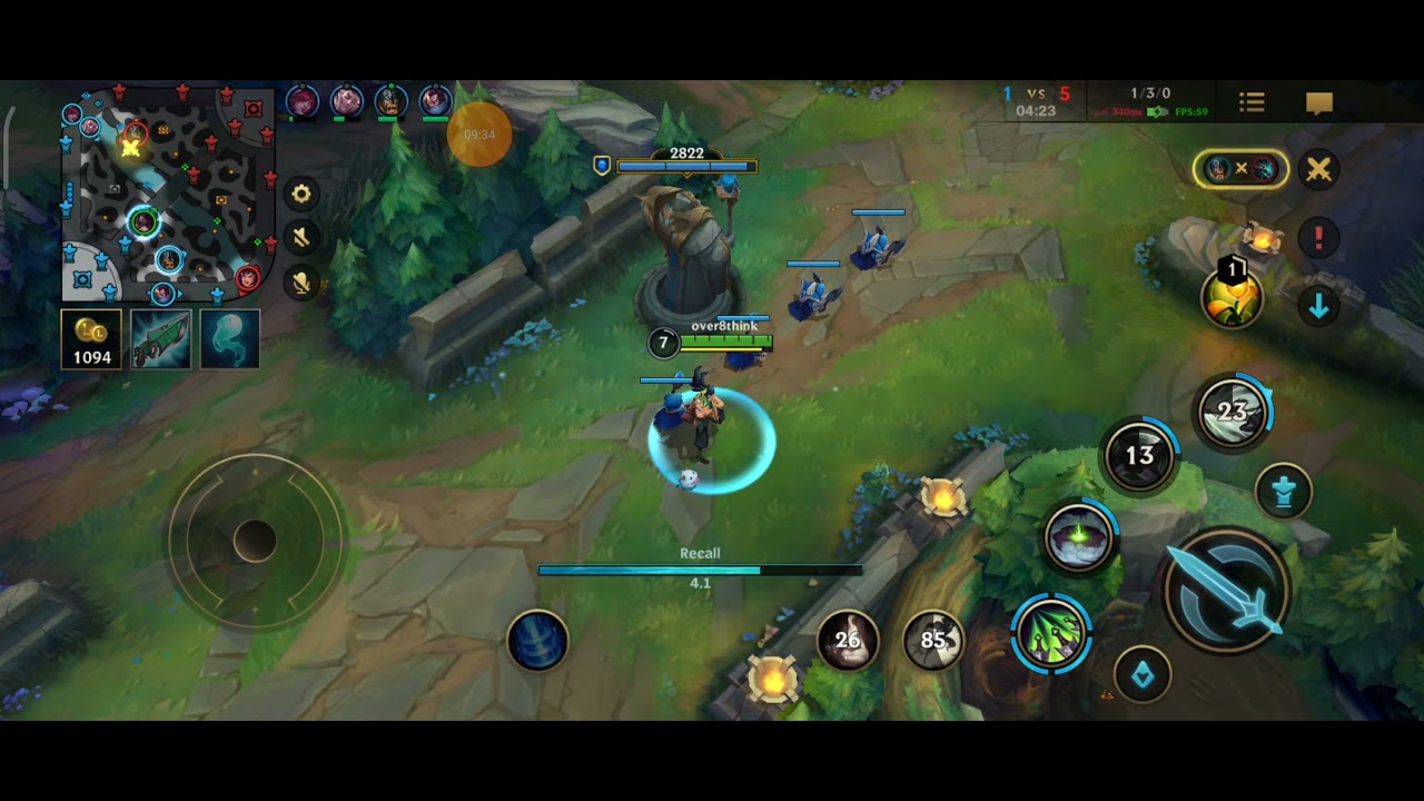 Wild Rift : Akali Gameplay