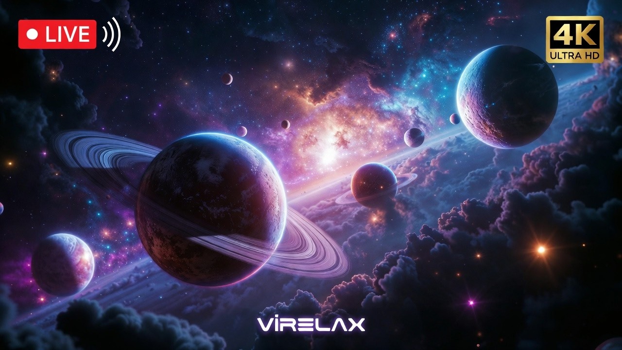 🔴 Cosmic Ambient Stream ✨ LIVE 24/7 | Space Relax Music for Sleep & Meditation