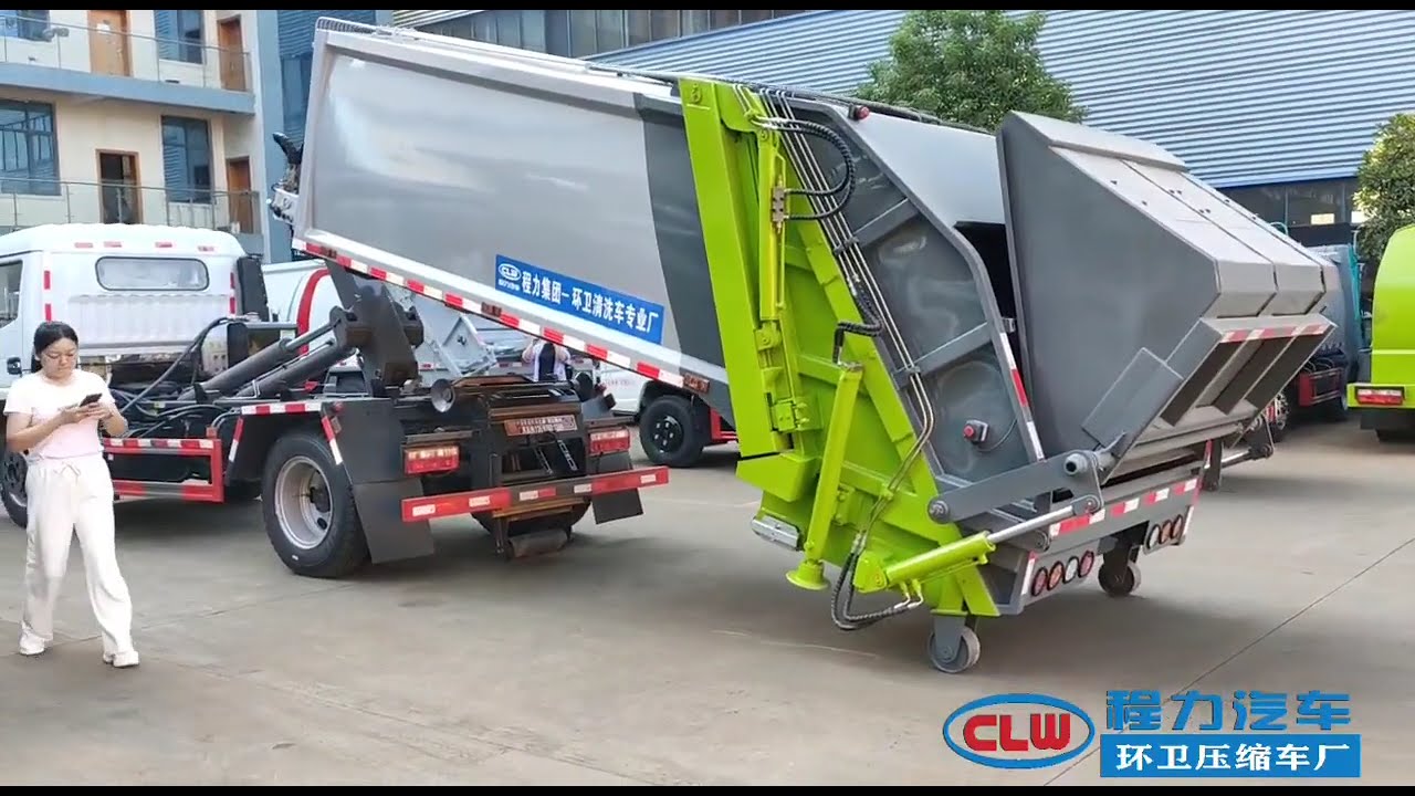 Compression Garbage Truck for Sale | Clean & Efficient Waste Management. #garbagetruck #chinatruck