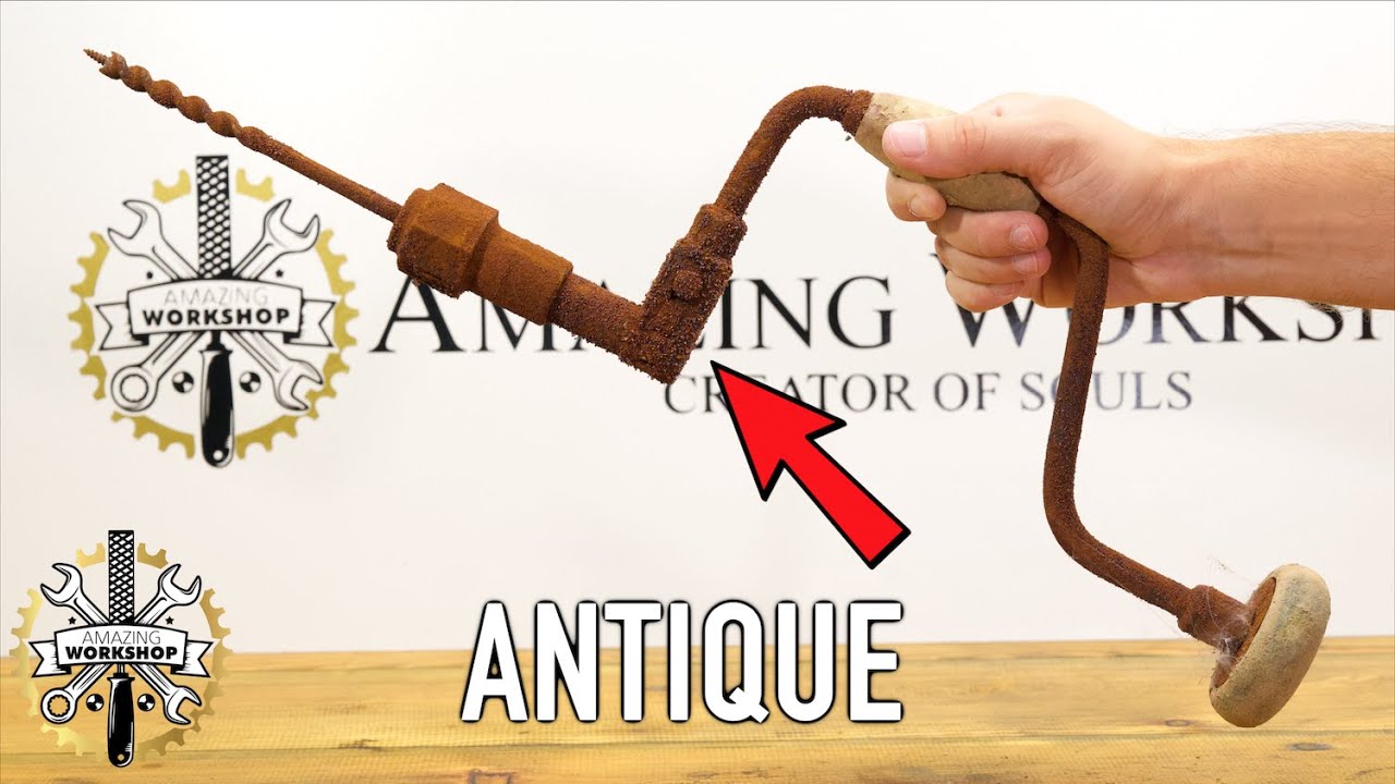 ANTIQUE Brace Bit Restoration - ASMR