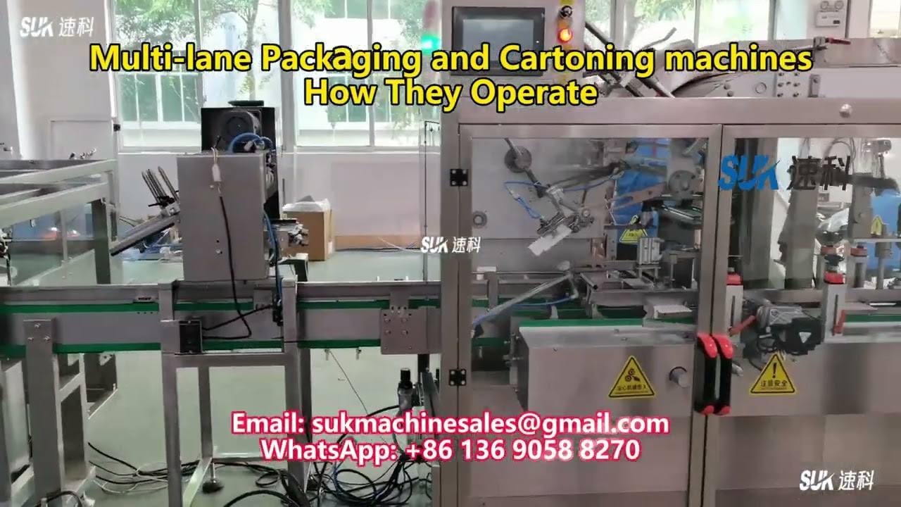 Multilane Packaging & Cartoning Line | Granule Powder Liquid Automatic Packaging Solution