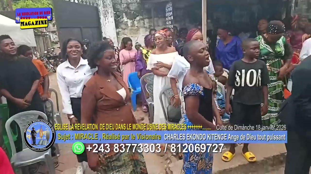 l'incroyable ouverture de l'église du Grand Maitre Ndoki Mokristo : la révélation de Dieu