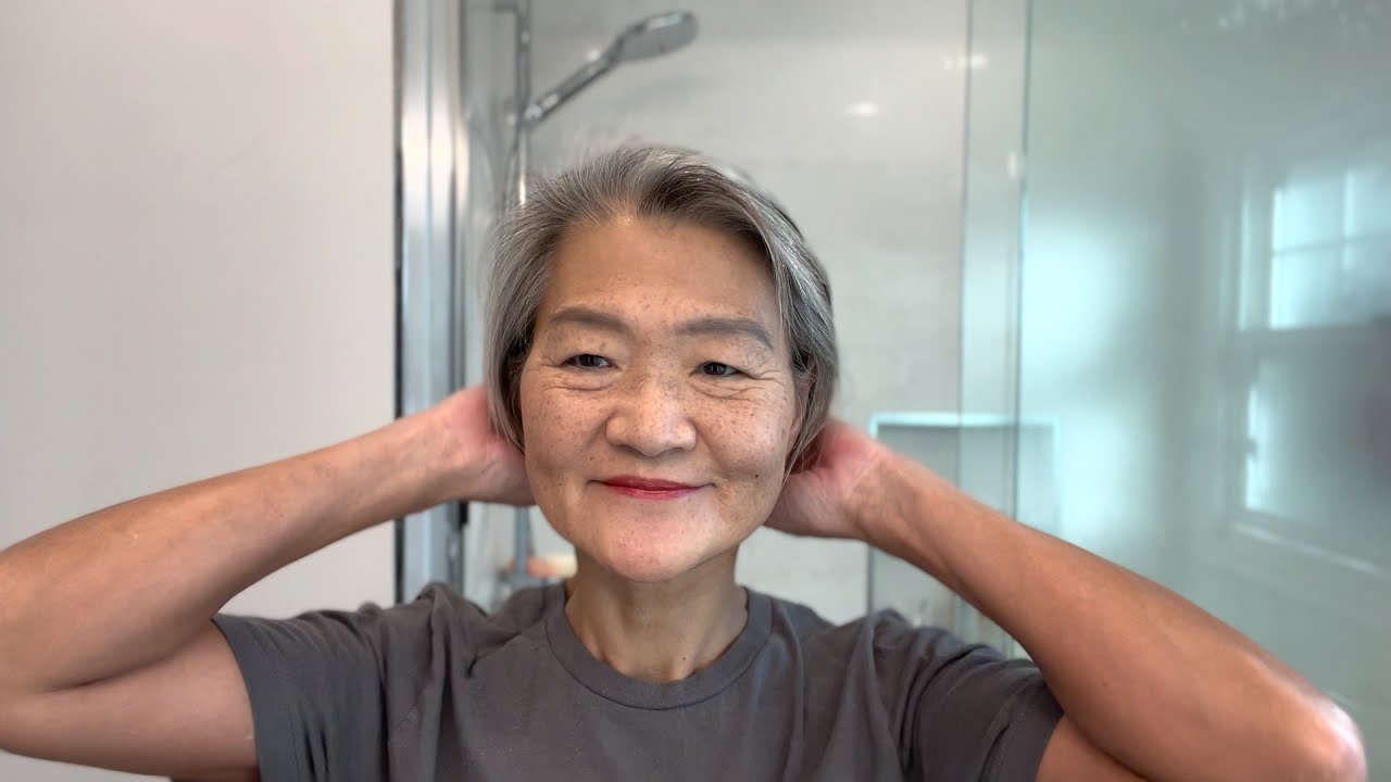 I cut my hair in 3 minutes, scissors sound asmr