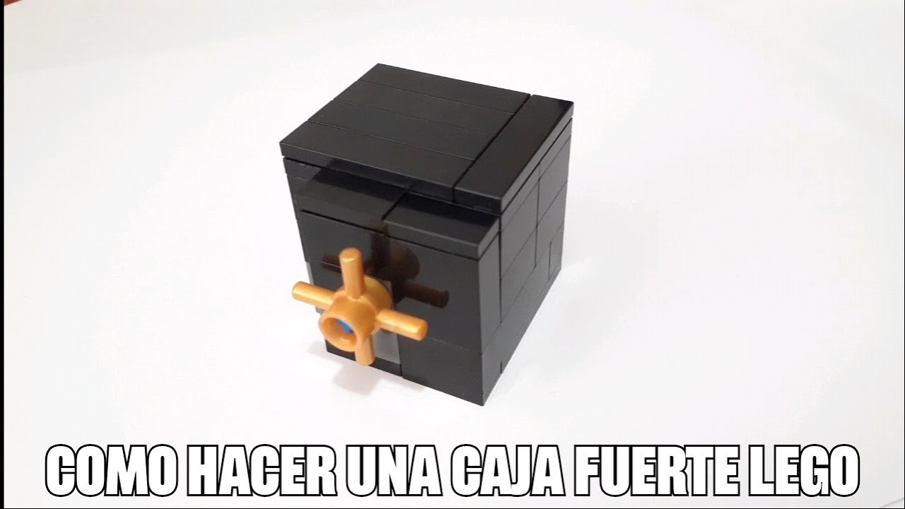 Como hacer una caja fuerte lego