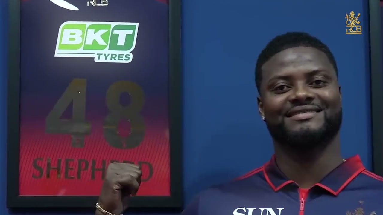 Thank you for a lovely season, Big Rom. ❤️ | Romario Shepherd | IPL 2026 | RCB