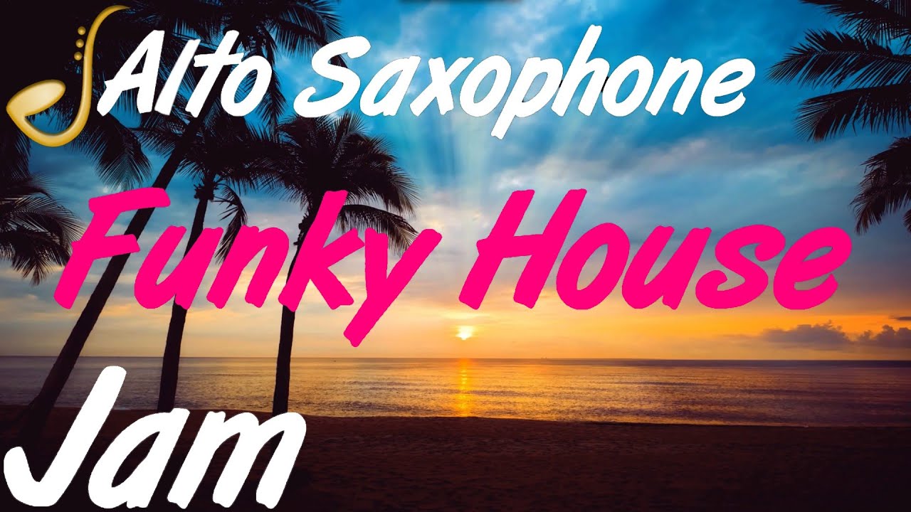 Funky House Alto Saxophone Backing Track Jam in D Minor | Improvisation