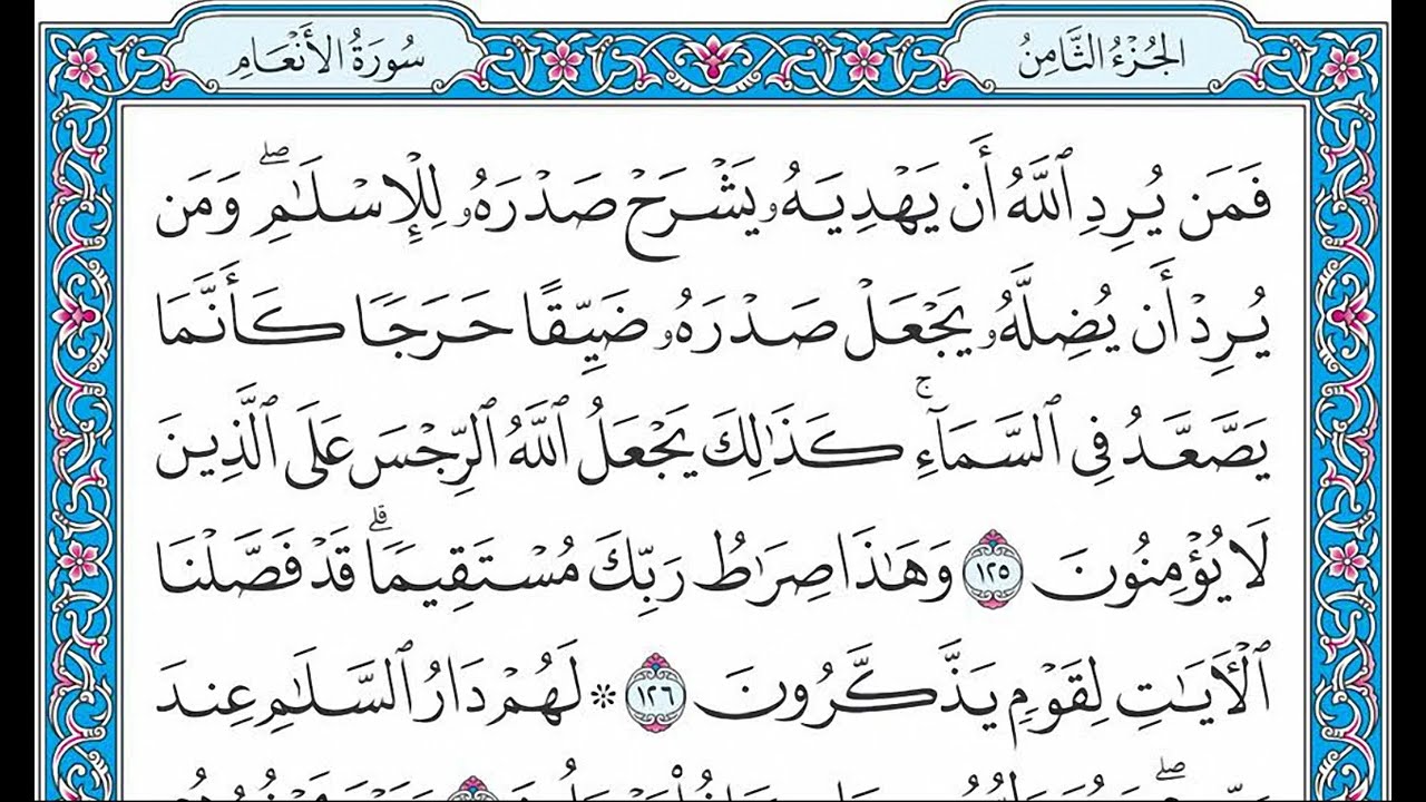 القران كامل بصوت الشيخ الشيخ فارس عباد - الجزء الثامن