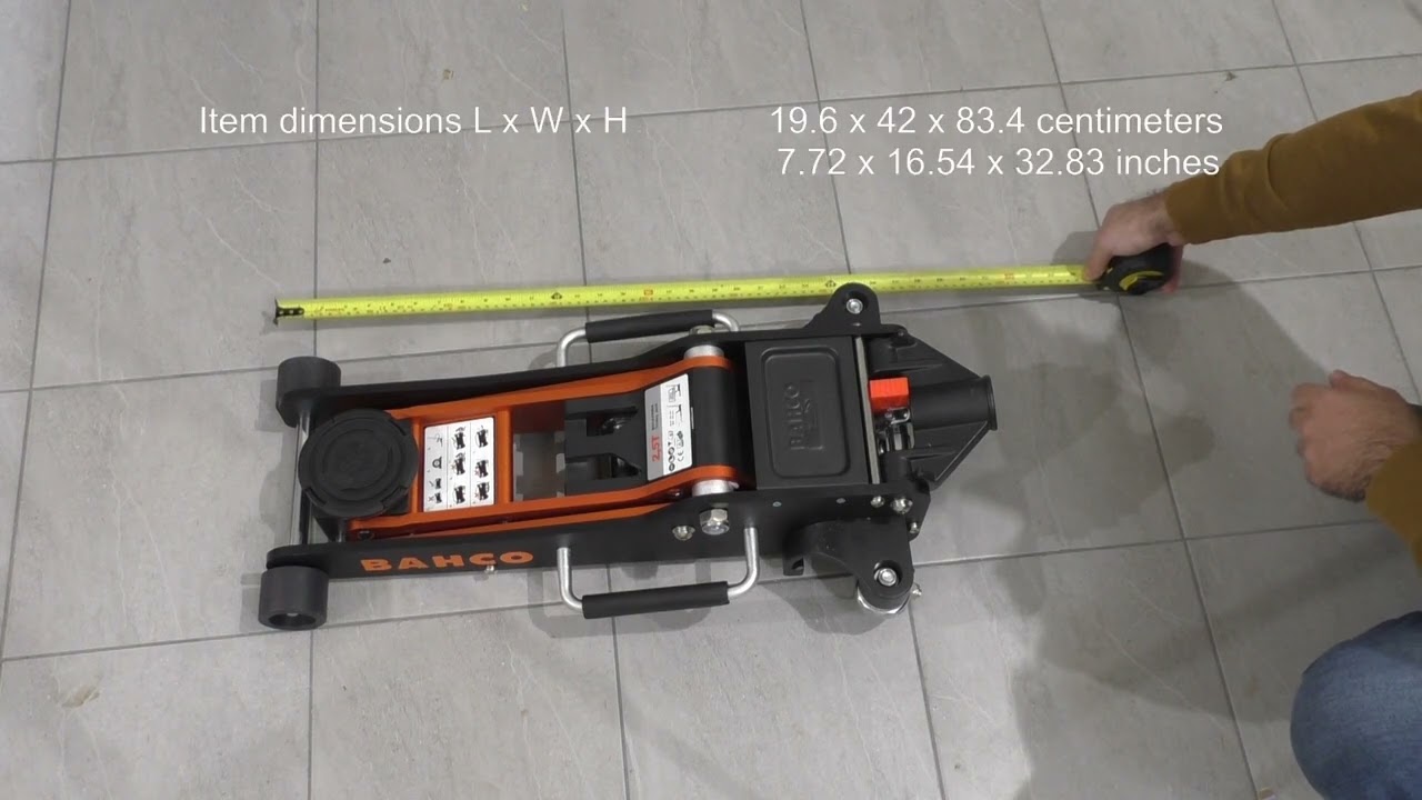 Unboxing Bahco Aluminium Trolley Jack BH1A2500A