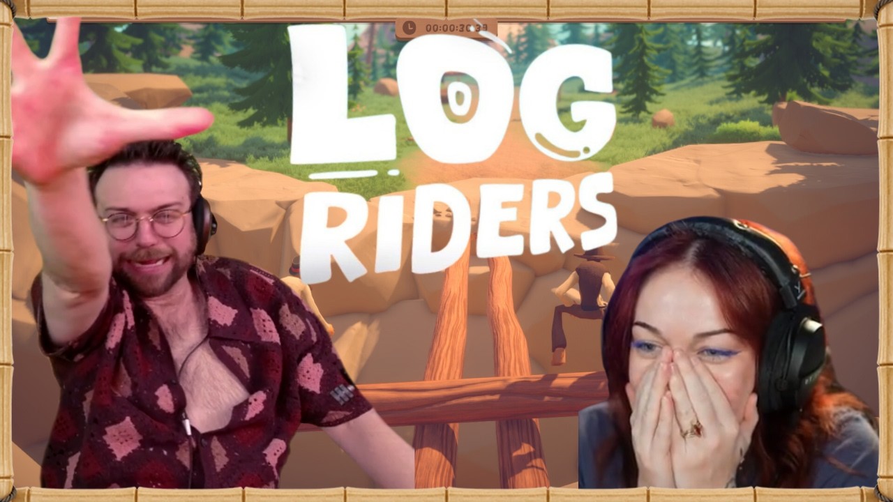 NEW RAGE GAME MAKES US RAGE QUIT | Log Riders with Kruzadar