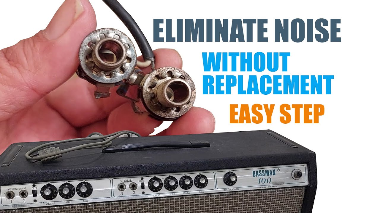Amplifier Eliminate Noise repair with Simple Step No Replacement  - Solved